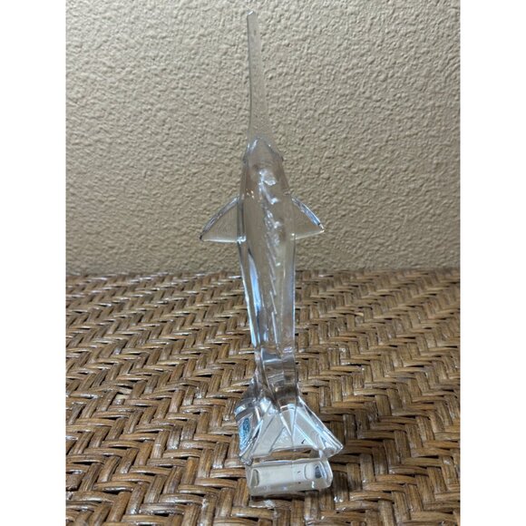 Vintage J.G. Durand – Crystal d’Arques Swordfish Paperweight Figurine - Picture 2 of 7
